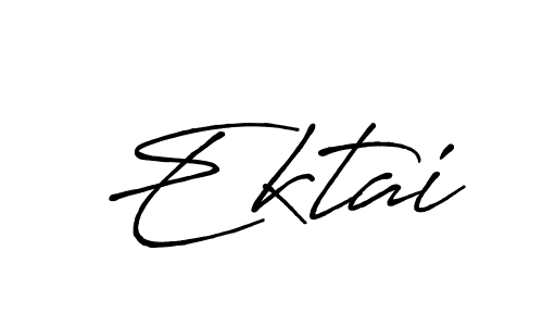 How to Draw Ektai signature style? Antro_Vectra_Bolder is a latest design signature styles for name Ektai. Ektai signature style 7 images and pictures png