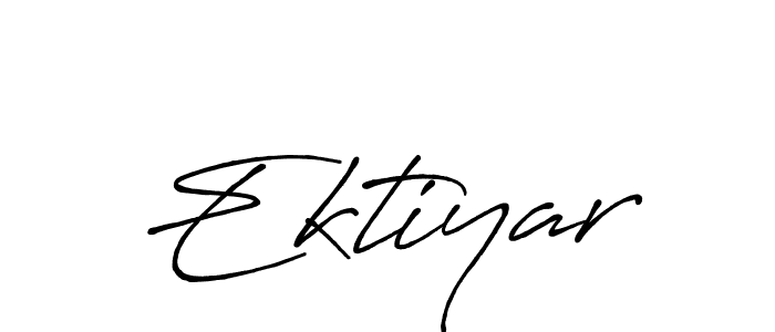 Create a beautiful signature design for name Ektiyar. With this signature (Antro_Vectra_Bolder) fonts, you can make a handwritten signature for free. Ektiyar signature style 7 images and pictures png