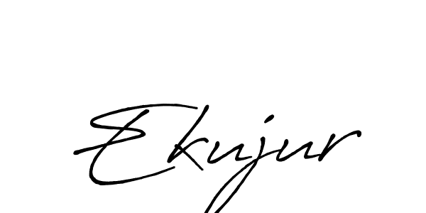 if you are searching for the best signature style for your name Ekujur. so please give up your signature search. here we have designed multiple signature styles  using Antro_Vectra_Bolder. Ekujur signature style 7 images and pictures png