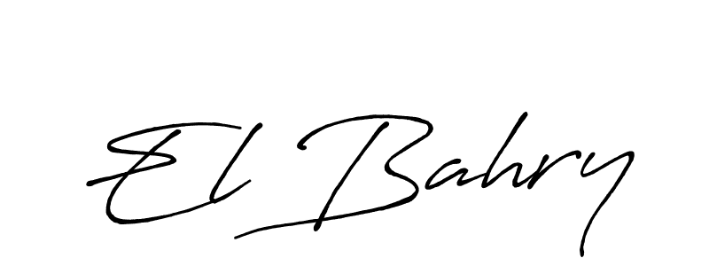 Antro_Vectra_Bolder is a professional signature style that is perfect for those who want to add a touch of class to their signature. It is also a great choice for those who want to make their signature more unique. Get El Bahry name to fancy signature for free. El Bahry signature style 7 images and pictures png