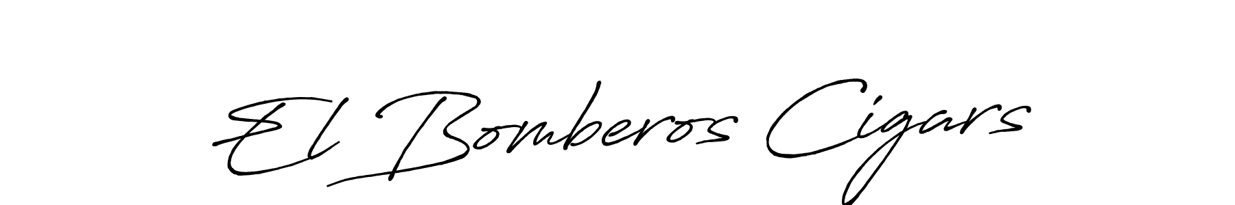 How to make El Bomberos Cigars signature? Antro_Vectra_Bolder is a professional autograph style. Create handwritten signature for El Bomberos Cigars name. El Bomberos Cigars signature style 7 images and pictures png