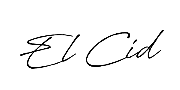 El Cid stylish signature style. Best Handwritten Sign (Antro_Vectra_Bolder) for my name. Handwritten Signature Collection Ideas for my name El Cid. El Cid signature style 7 images and pictures png