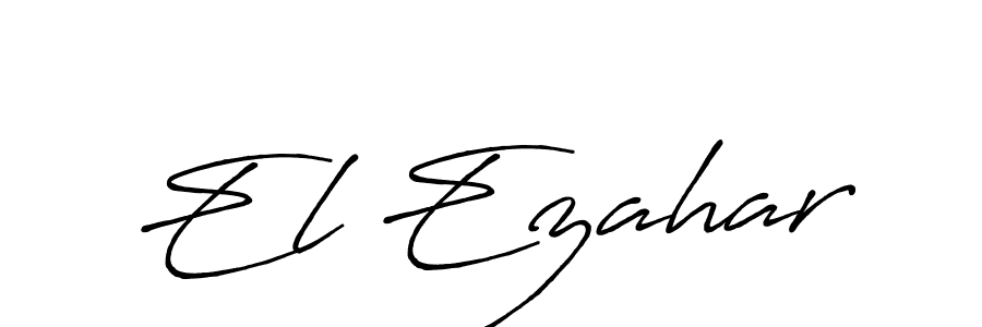 Make a beautiful signature design for name El Ezahar. Use this online signature maker to create a handwritten signature for free. El Ezahar signature style 7 images and pictures png