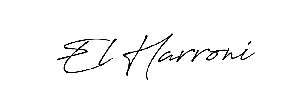 See photos of El Harroni official signature by Spectra . Check more albums & portfolios. Read reviews & check more about Antro_Vectra_Bolder font. El Harroni signature style 7 images and pictures png