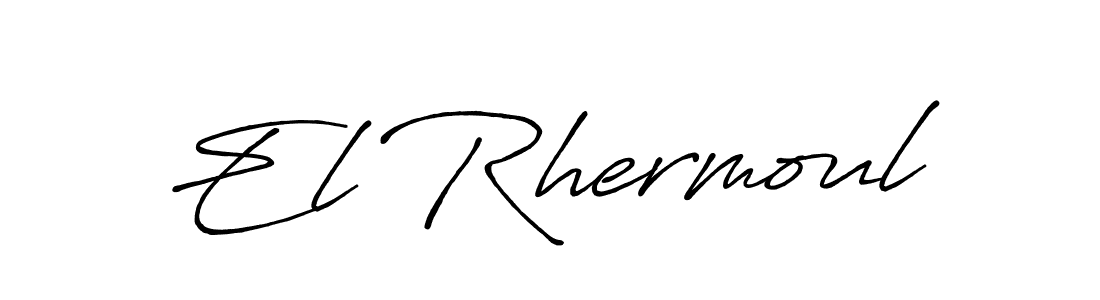 Antro_Vectra_Bolder is a professional signature style that is perfect for those who want to add a touch of class to their signature. It is also a great choice for those who want to make their signature more unique. Get El Rhermoul name to fancy signature for free. El Rhermoul signature style 7 images and pictures png