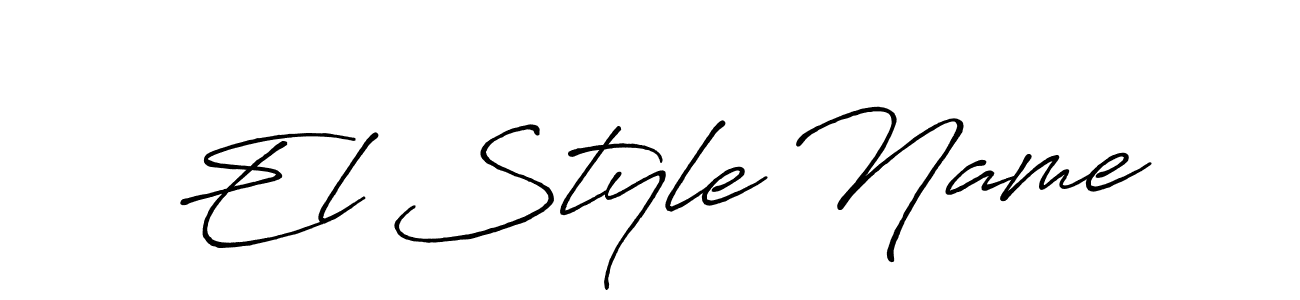 Here are the top 10 professional signature styles for the name El Style Name. These are the best autograph styles you can use for your name. El Style Name signature style 7 images and pictures png