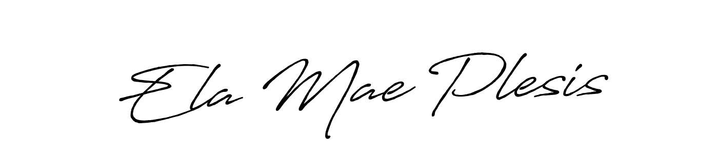 Design your own signature with our free online signature maker. With this signature software, you can create a handwritten (Antro_Vectra_Bolder) signature for name Ela Mae Plesis. Ela Mae Plesis signature style 7 images and pictures png