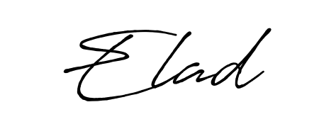 The Antro_Vectra_Bolder signature style provides a bold statement for name Elad. Designed for business owners, executives, and leaders. Elad signature style 7 images and pictures png