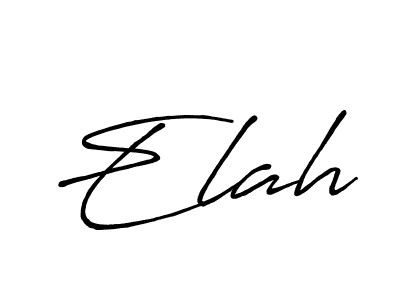 Create a beautiful signature design for name Elah. With this signature (Antro_Vectra_Bolder) fonts, you can make a handwritten signature for free. Elah signature style 7 images and pictures png