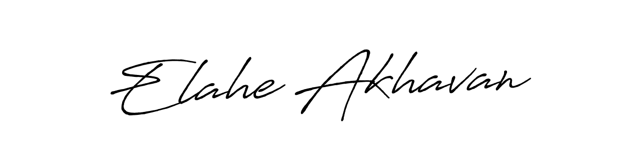 Once you've used our free online signature maker to create your best signature Antro_Vectra_Bolder style, it's time to enjoy all of the benefits that Elahe Akhavan name signing documents. Elahe Akhavan signature style 7 images and pictures png