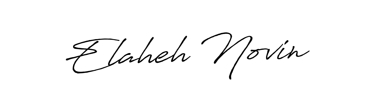 This is the best signature style for the Elaheh Novin name. Also you like these signature font (Antro_Vectra_Bolder). Mix name signature. Elaheh Novin signature style 7 images and pictures png