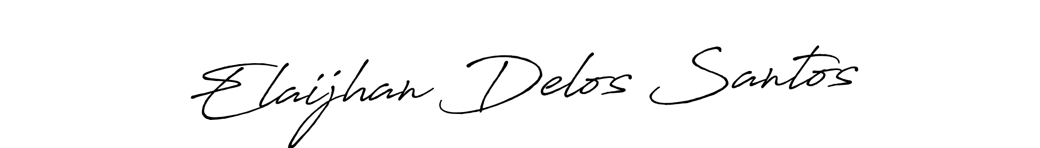 Make a short Elaijhan Delos Santos signature style. Manage your documents anywhere anytime using Antro_Vectra_Bolder. Create and add eSignatures, submit forms, share and send files easily. Elaijhan Delos Santos signature style 7 images and pictures png