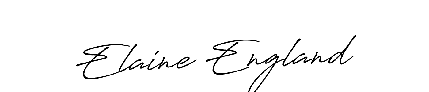 Make a beautiful signature design for name Elaine England. Use this online signature maker to create a handwritten signature for free. Elaine England signature style 7 images and pictures png