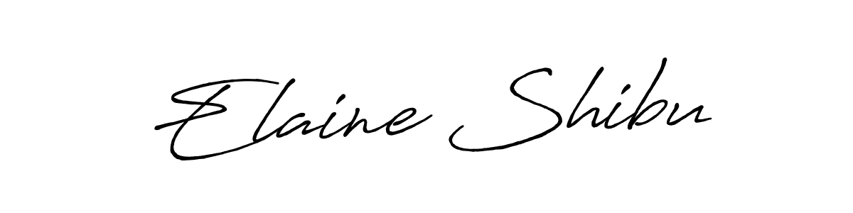 Make a beautiful signature design for name Elaine Shibu. Use this online signature maker to create a handwritten signature for free. Elaine Shibu signature style 7 images and pictures png