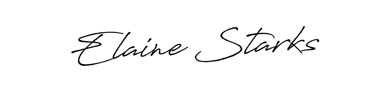 How to Draw Elaine Starks signature style? Antro_Vectra_Bolder is a latest design signature styles for name Elaine Starks. Elaine Starks signature style 7 images and pictures png