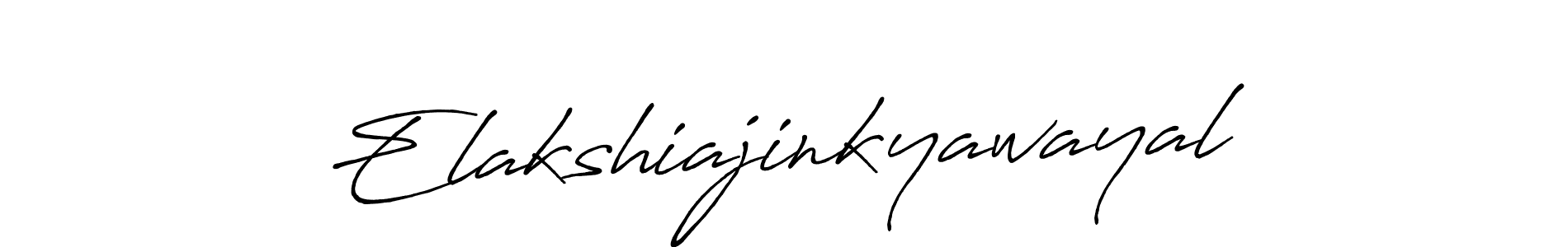Create a beautiful signature design for name Elakshiajinkyawayal. With this signature (Antro_Vectra_Bolder) fonts, you can make a handwritten signature for free. Elakshiajinkyawayal signature style 7 images and pictures png