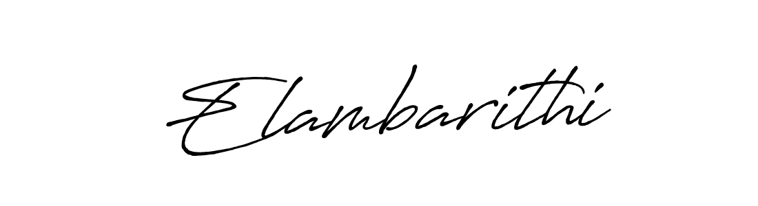 How to make Elambarithi name signature. Use Antro_Vectra_Bolder style for creating short signs online. This is the latest handwritten sign. Elambarithi signature style 7 images and pictures png