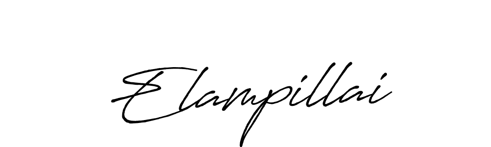 Design your own signature with our free online signature maker. With this signature software, you can create a handwritten (Antro_Vectra_Bolder) signature for name Elampillai. Elampillai signature style 7 images and pictures png