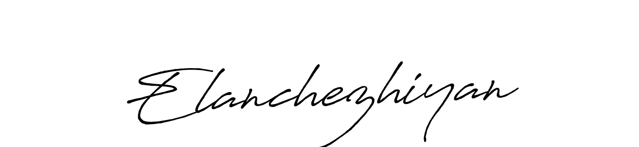 Elanchezhiyan stylish signature style. Best Handwritten Sign (Antro_Vectra_Bolder) for my name. Handwritten Signature Collection Ideas for my name Elanchezhiyan. Elanchezhiyan signature style 7 images and pictures png