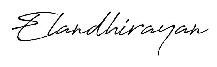 The Antro_Vectra_Bolder lettering style adds unique flourish to name Elandhirayan. Stand out with a custom digital autograph made in seconds. Elandhirayan signature style 7 images and pictures png