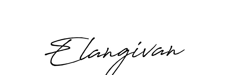 if you are searching for the best signature style for your name Elangivan. so please give up your signature search. here we have designed multiple signature styles  using Antro_Vectra_Bolder. Elangivan signature style 7 images and pictures png