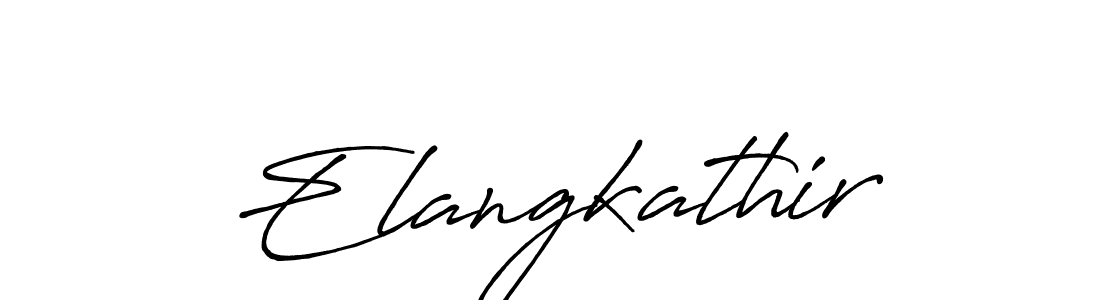 You should practise on your own different ways (Antro_Vectra_Bolder) to write your name (Elangkathir) in signature. don't let someone else do it for you. Elangkathir signature style 7 images and pictures png