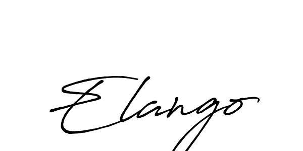 How to Draw Elango signature style? Antro_Vectra_Bolder is a latest design signature styles for name Elango. Elango signature style 7 images and pictures png