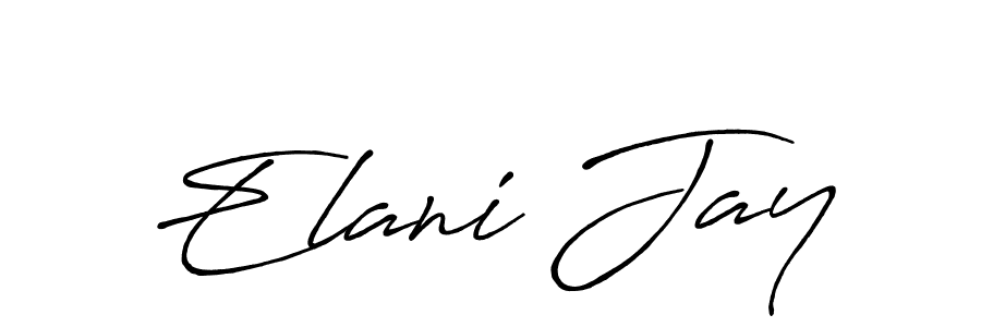 Here are the top 10 professional signature styles for the name Elani Jay. These are the best autograph styles you can use for your name. Elani Jay signature style 7 images and pictures png