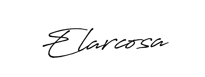 Create a beautiful signature design for name Elarcosa. With this signature (Antro_Vectra_Bolder) fonts, you can make a handwritten signature for free. Elarcosa signature style 7 images and pictures png