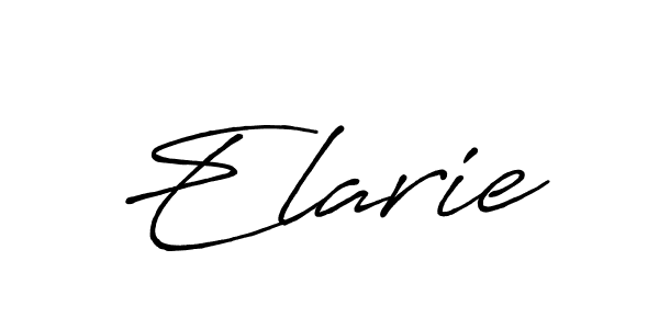 It looks lik you need a new signature style for name Elarie. Design unique handwritten (Antro_Vectra_Bolder) signature with our free signature maker in just a few clicks. Elarie signature style 7 images and pictures png