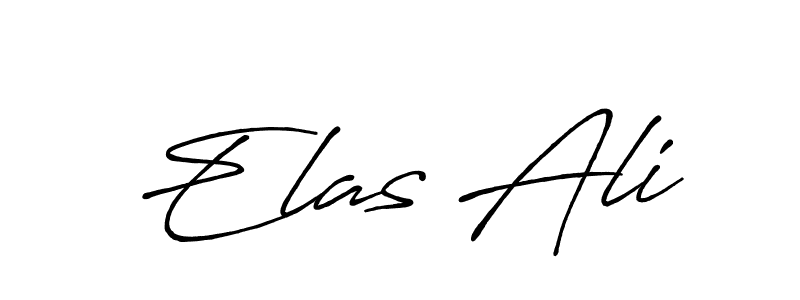 Elas Ali stylish signature style. Best Handwritten Sign (Antro_Vectra_Bolder) for my name. Handwritten Signature Collection Ideas for my name Elas Ali. Elas Ali signature style 7 images and pictures png
