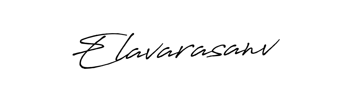 How to make Elavarasanv signature? Antro_Vectra_Bolder is a professional autograph style. Create handwritten signature for Elavarasanv name. Elavarasanv signature style 7 images and pictures png