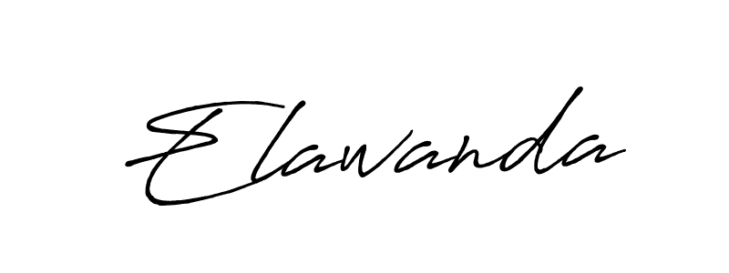 Make a beautiful signature design for name Elawanda. With this signature (Antro_Vectra_Bolder) style, you can create a handwritten signature for free. Elawanda signature style 7 images and pictures png