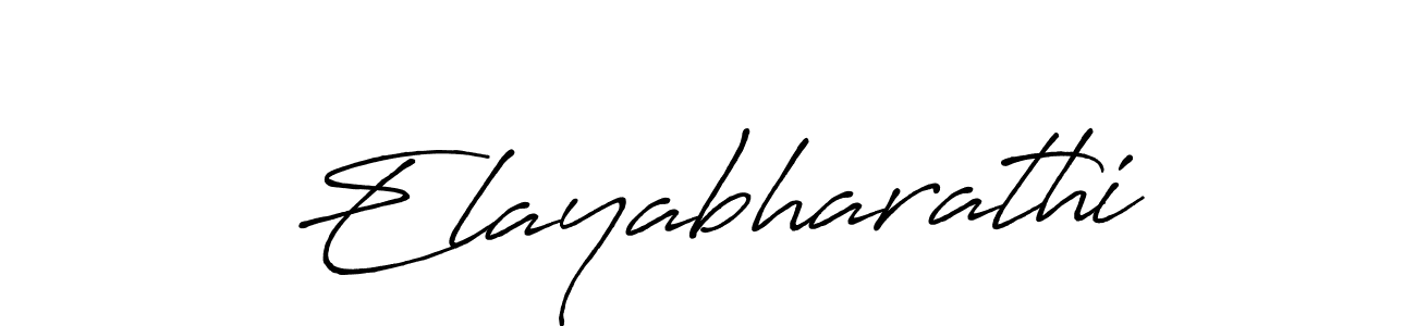 Elayabharathi stylish signature style. Best Handwritten Sign (Antro_Vectra_Bolder) for my name. Handwritten Signature Collection Ideas for my name Elayabharathi. Elayabharathi signature style 7 images and pictures png