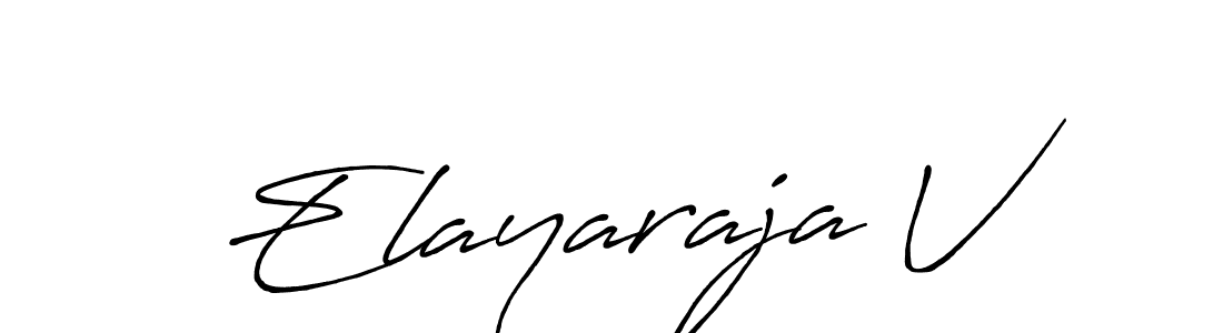 Antro_Vectra_Bolder is a professional signature style that is perfect for those who want to add a touch of class to their signature. It is also a great choice for those who want to make their signature more unique. Get Elayaraja V name to fancy signature for free. Elayaraja V signature style 7 images and pictures png
