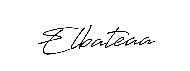 Design your own signature with our free online signature maker. With this signature software, you can create a handwritten (Antro_Vectra_Bolder) signature for name Elbateaa. Elbateaa signature style 7 images and pictures png