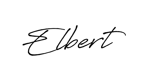 How to make Elbert name signature. Use Antro_Vectra_Bolder style for creating short signs online. This is the latest handwritten sign. Elbert signature style 7 images and pictures png