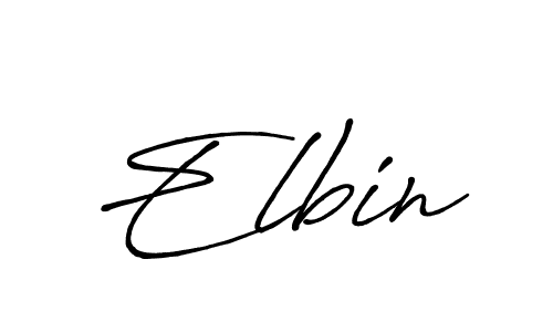 Make a beautiful signature design for name Elbin. With this signature (Antro_Vectra_Bolder) style, you can create a handwritten signature for free. Elbin signature style 7 images and pictures png