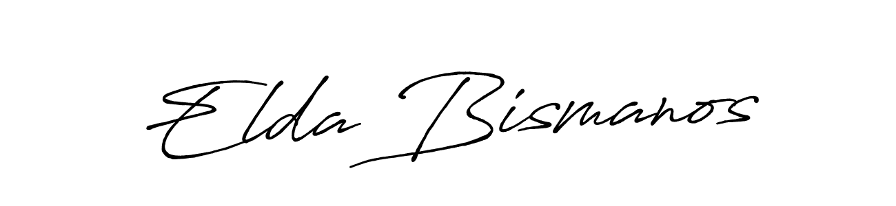 See photos of Elda Bismanos official signature by Spectra . Check more albums & portfolios. Read reviews & check more about Antro_Vectra_Bolder font. Elda Bismanos signature style 7 images and pictures png