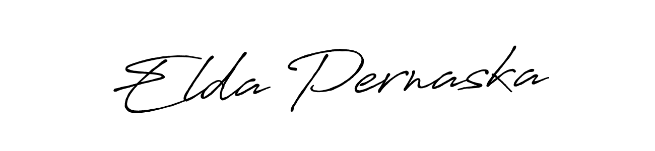 Make a beautiful signature design for name Elda Pernaska. With this signature (Antro_Vectra_Bolder) style, you can create a handwritten signature for free. Elda Pernaska signature style 7 images and pictures png