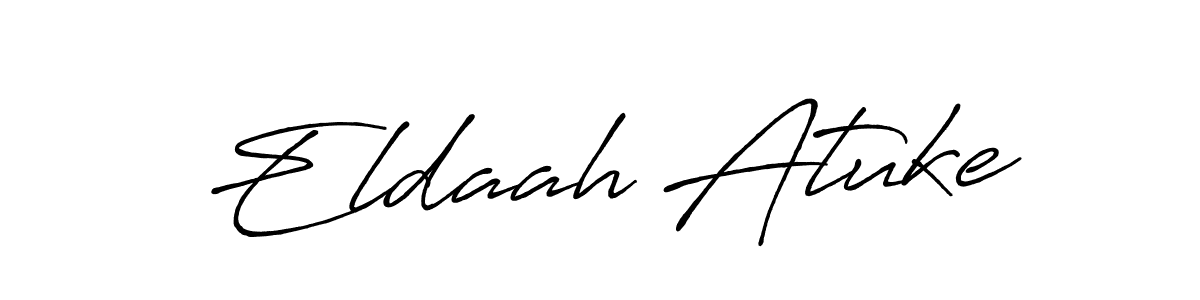 Use a signature maker to create a handwritten signature online. With this signature software, you can design (Antro_Vectra_Bolder) your own signature for name Eldaah Atuke. Eldaah Atuke signature style 7 images and pictures png