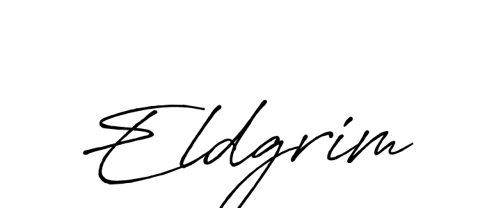 Make a beautiful signature design for name Eldgrim. With this signature (Antro_Vectra_Bolder) style, you can create a handwritten signature for free. Eldgrim signature style 7 images and pictures png