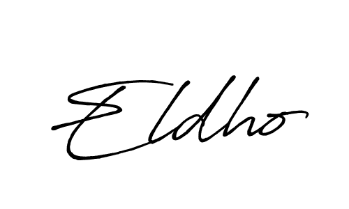 Also You can easily find your signature by using the search form. We will create Eldho name handwritten signature images for you free of cost using Antro_Vectra_Bolder sign style. Eldho signature style 7 images and pictures png