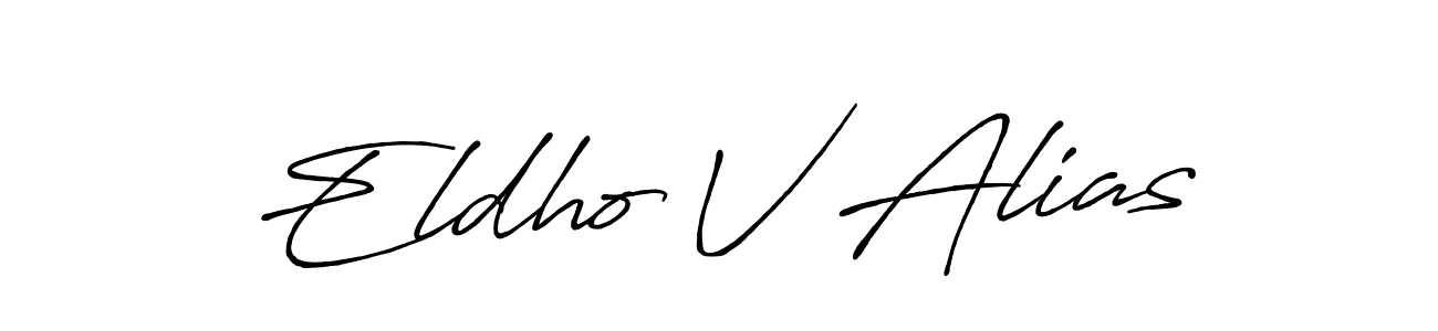 Here are the top 10 professional signature styles for the name Eldho V Alias. These are the best autograph styles you can use for your name. Eldho V Alias signature style 7 images and pictures png