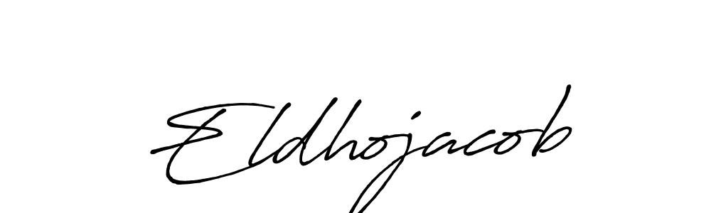 Use a signature maker to create a handwritten signature online. With this signature software, you can design (Antro_Vectra_Bolder) your own signature for name Eldhojacob. Eldhojacob signature style 7 images and pictures png