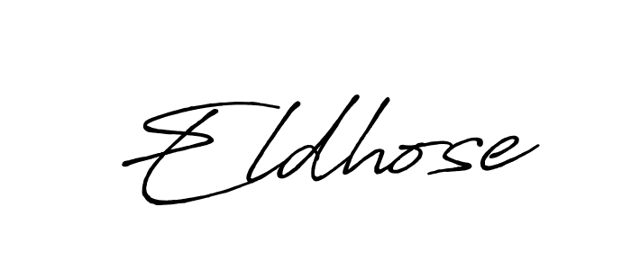 Also we have Eldhose name is the best signature style. Create professional handwritten signature collection using Antro_Vectra_Bolder autograph style. Eldhose signature style 7 images and pictures png