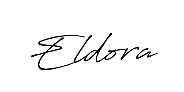Design your own signature with our free online signature maker. With this signature software, you can create a handwritten (Antro_Vectra_Bolder) signature for name Eldora. Eldora signature style 7 images and pictures png