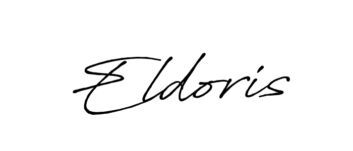 Make a beautiful signature design for name Eldoris. With this signature (Antro_Vectra_Bolder) style, you can create a handwritten signature for free. Eldoris signature style 7 images and pictures png