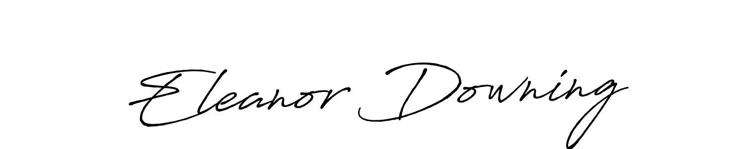 The best way (Antro_Vectra_Bolder) to make a short signature is to pick only two or three words in your name. The name Eleanor Downing include a total of six letters. For converting this name. Eleanor Downing signature style 7 images and pictures png