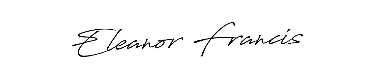 Once you've used our free online signature maker to create your best signature Antro_Vectra_Bolder style, it's time to enjoy all of the benefits that Eleanor Francis name signing documents. Eleanor Francis signature style 7 images and pictures png